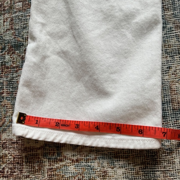 Hudson Cropped White Jeans Size 29 - Picture 8 of 10